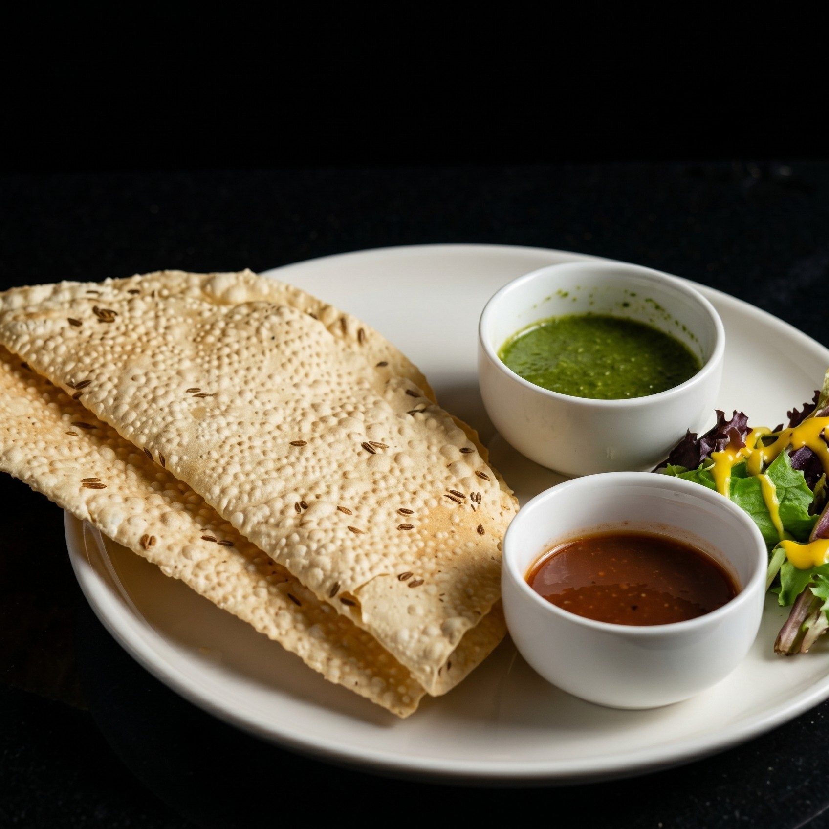 Papadum.