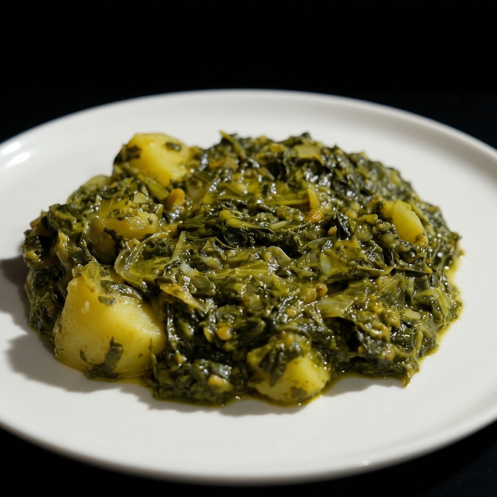 Palak Aloo.