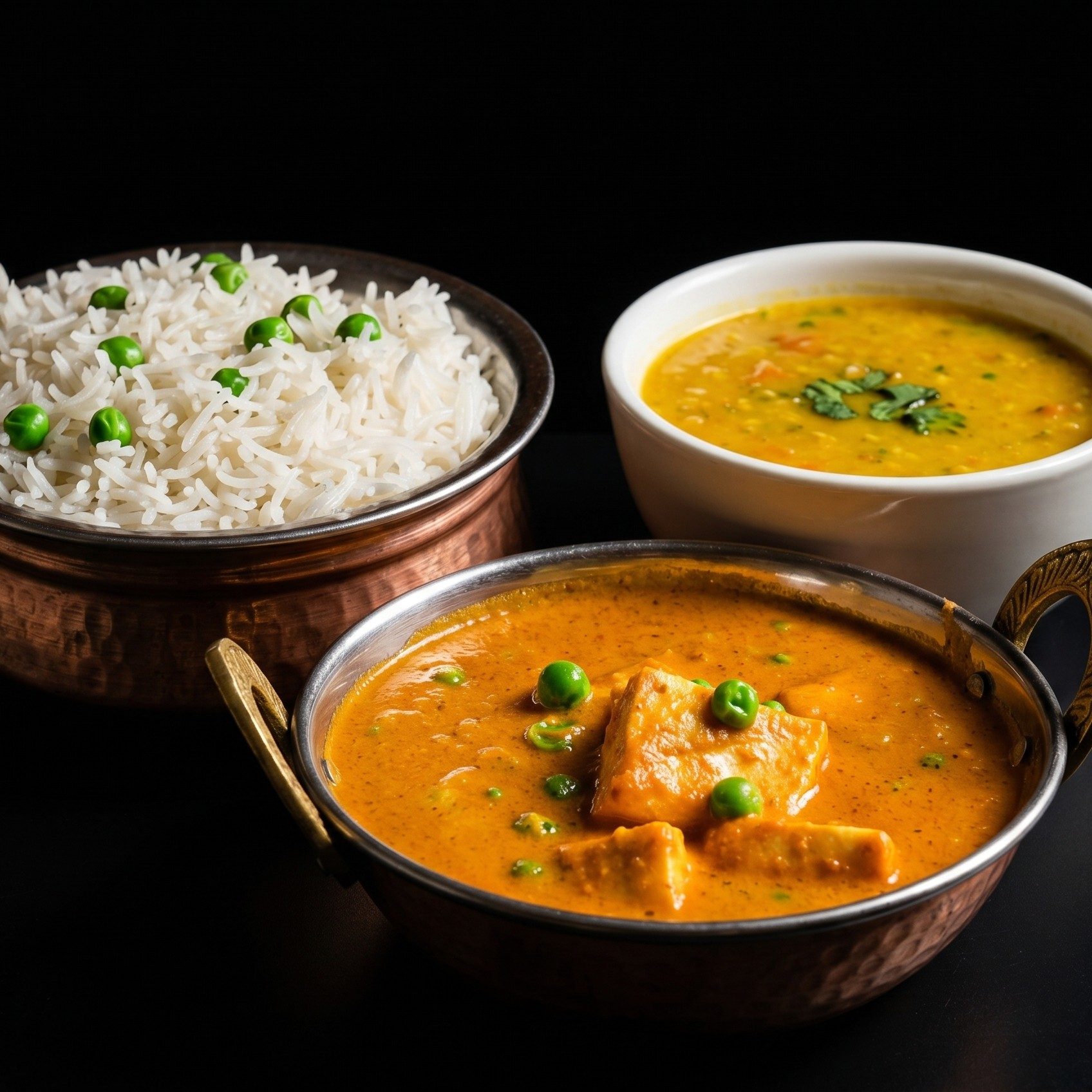 Mattar Paneer.